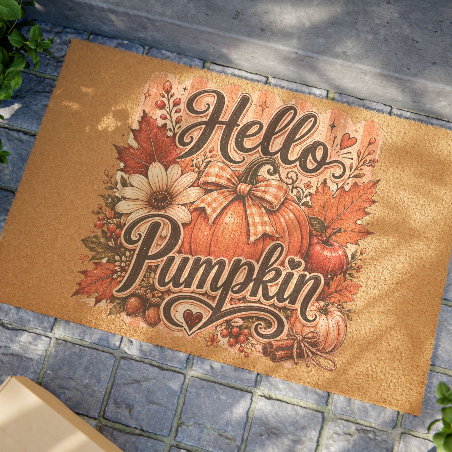 Hello Pumpkin Doormat