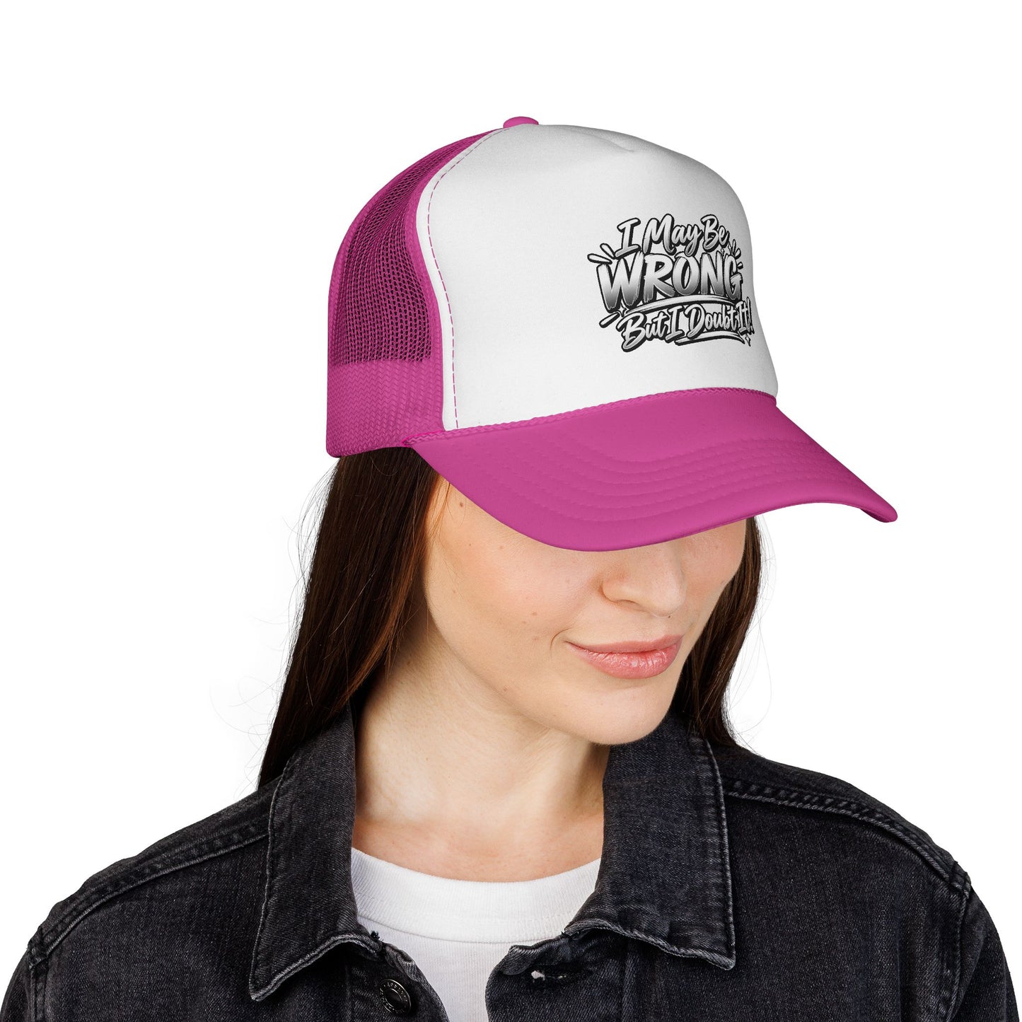 "I May Be Wrong, But I Doubt It" Graphic Mesh Hat