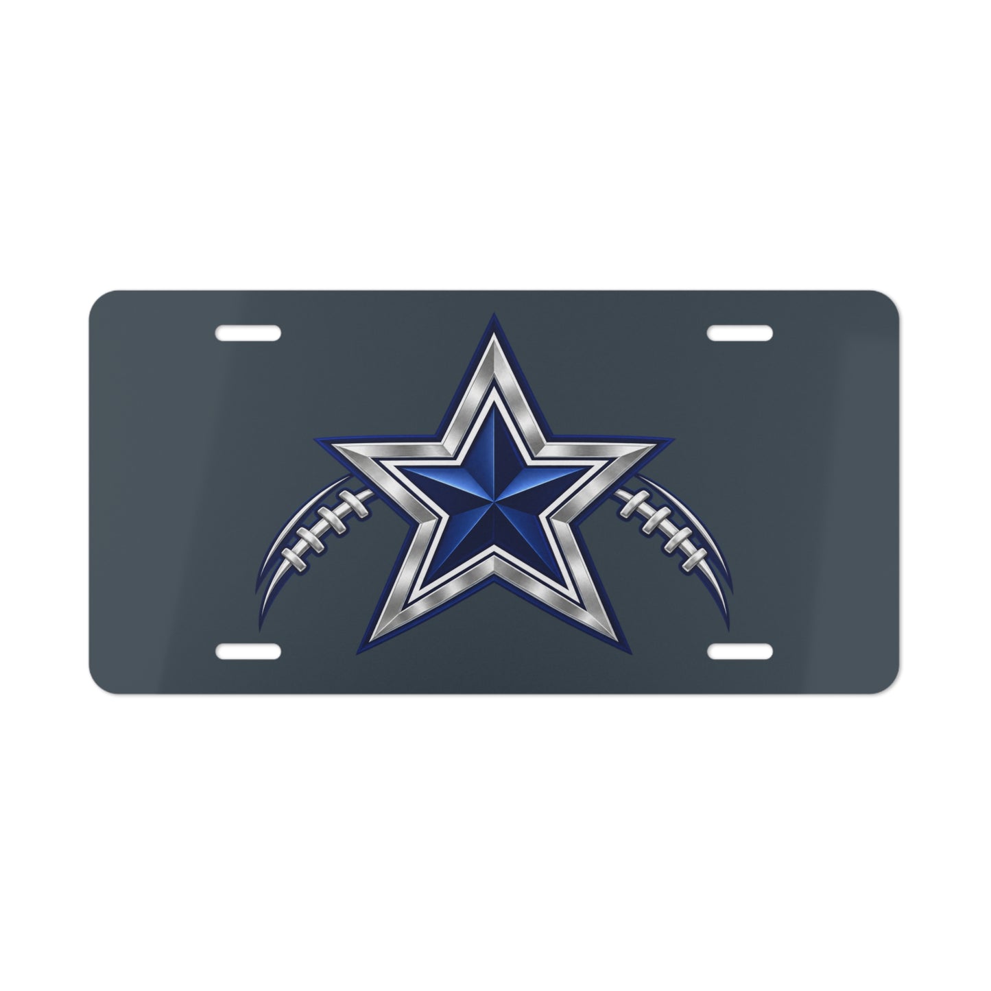 Football Star License Plate