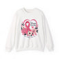 Breast Cancer Awareness Sweatshirt – "Stronger Together" Pink Ribbon Floral Crewneck