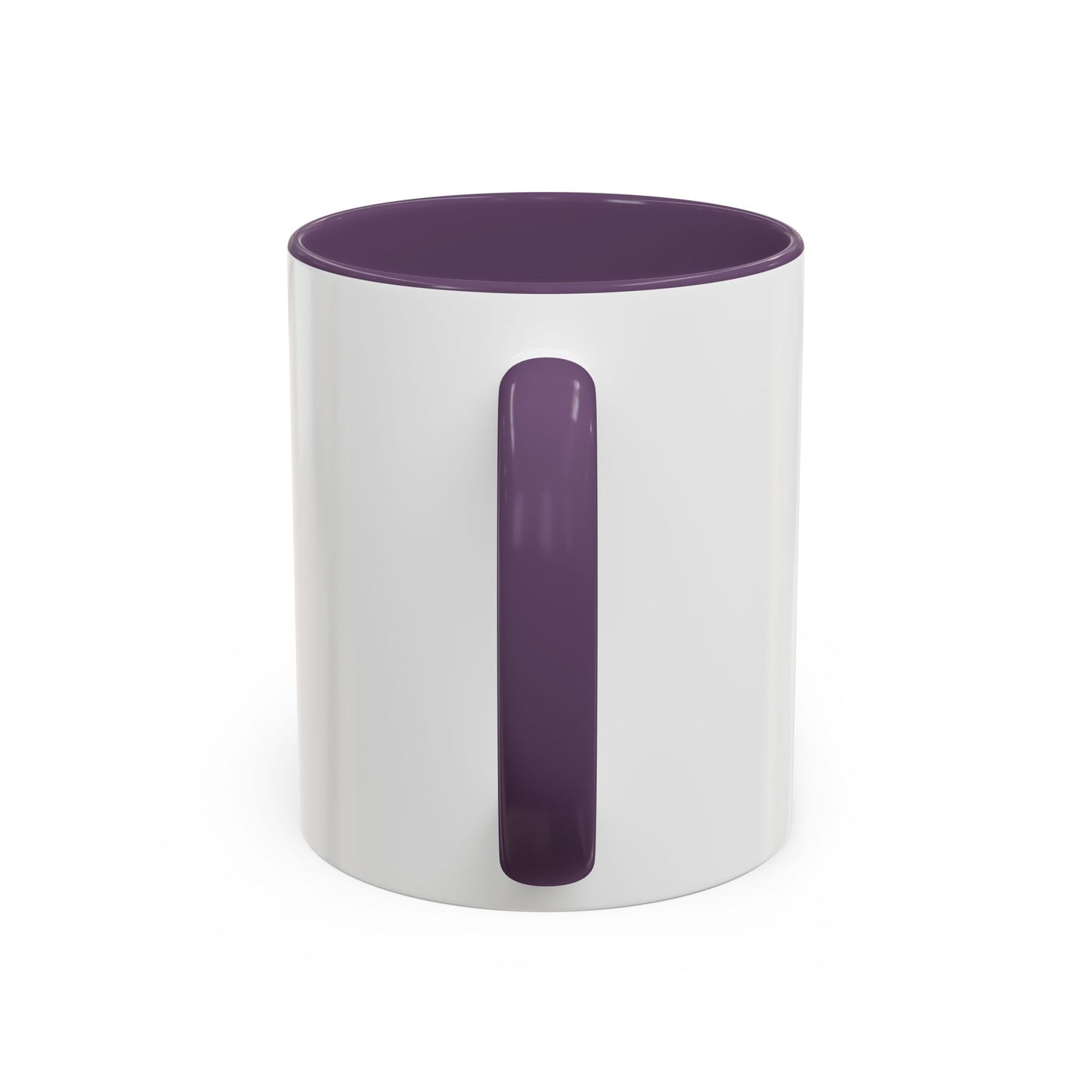 Go Ahead, Make My Day Coffee Mug — Pink Accent Ceramic Mug (11/15oz)