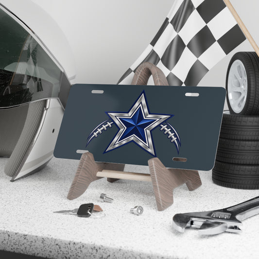 Football Star License Plate