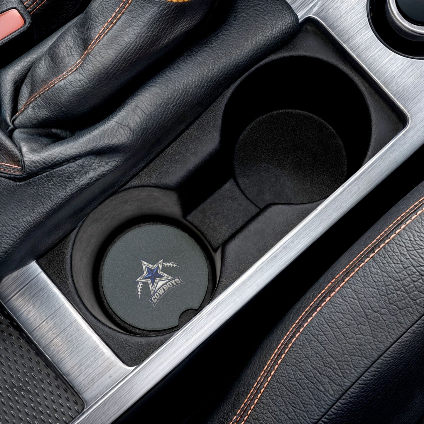 Cowboys Soapstone Car Coaster