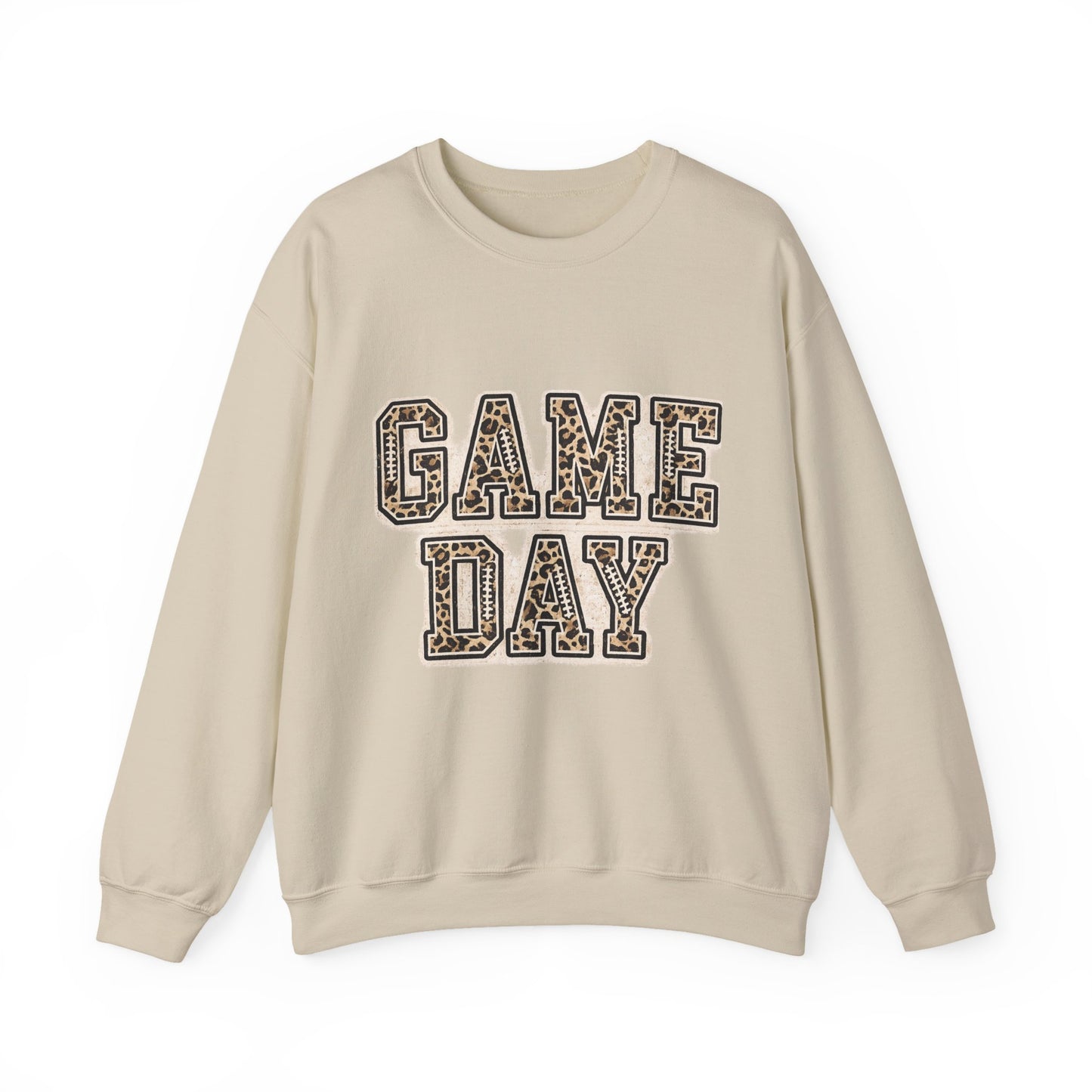 Game Day Leopard Crewneck Sweatshirt