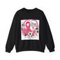 Breast Cancer Awareness Sweatshirt – "Stronger Together" Pink Ribbon Floral Crewneck