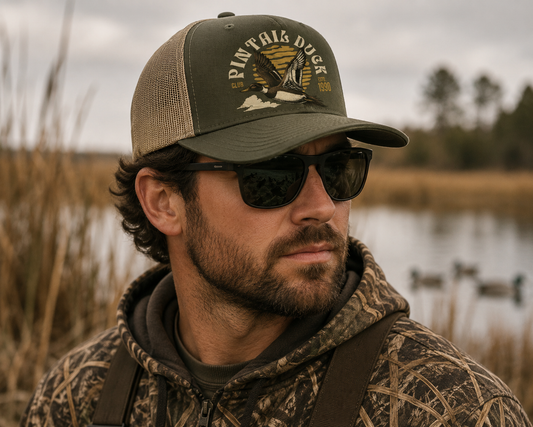 Snapback Trucker Cap — Vintage Flying Duck Logo Hat (Since 1981)