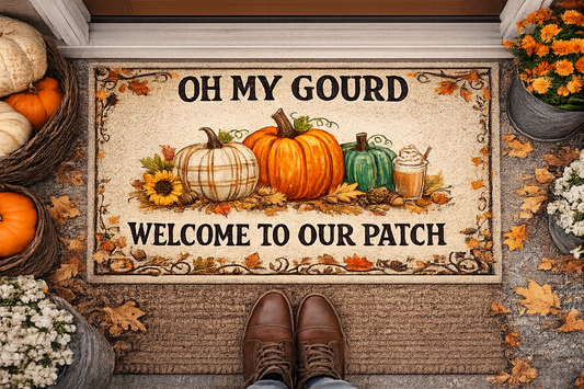 Oh My Gourd Doormat
