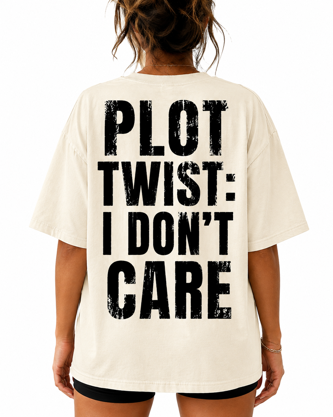 “Plot Twist: I Don’t Care” Graphic Tee