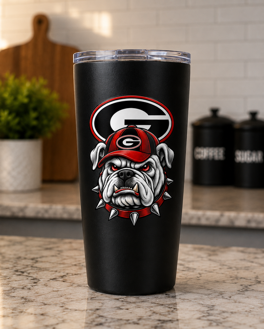 Bulldog Logo 20oz Tumbler