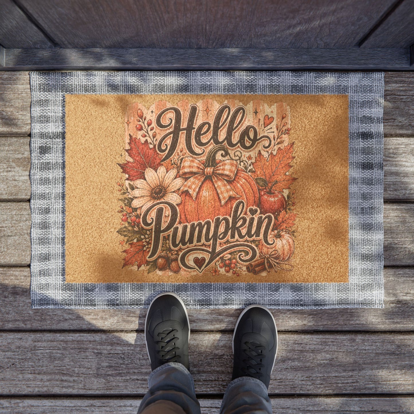 Hello Pumpkin Doormat