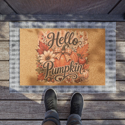 Hello Pumpkin Doormat