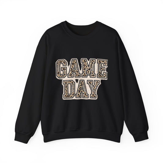 Game Day Leopard Crewneck Sweatshirt