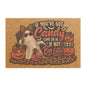 Halloween Candy Ghost Doormat — "If You've Got Candy Come On In, If Not Boo Later"