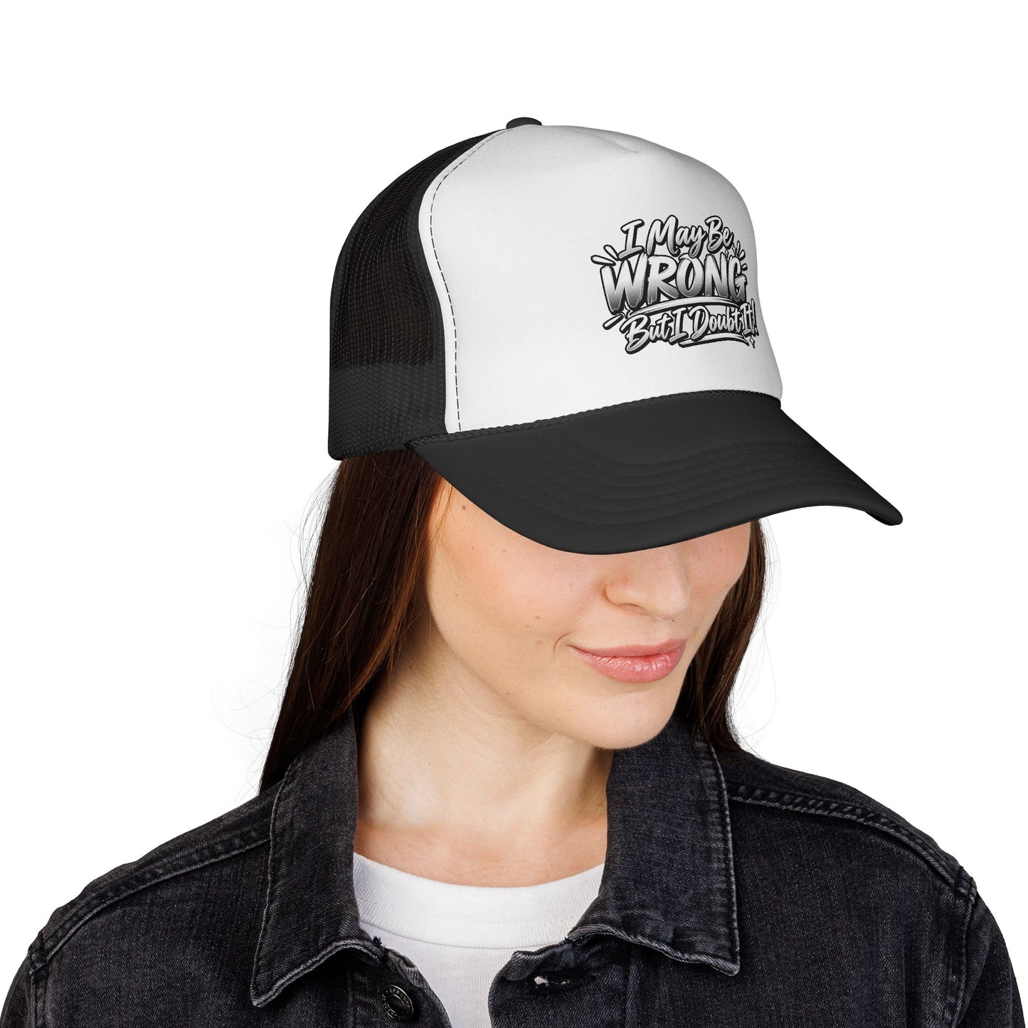 "I May Be Wrong, But I Doubt It" Graphic Mesh Hat