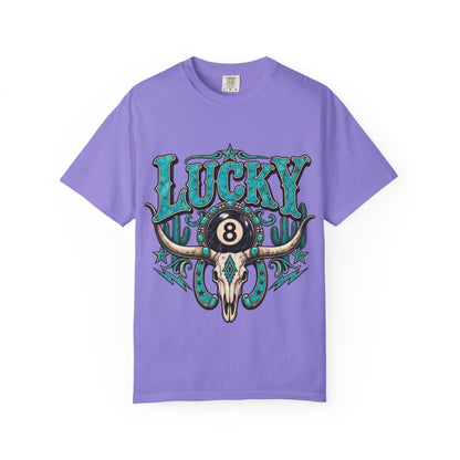 Lucky 8 Bull Skull T-Shirt