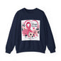 Breast Cancer Awareness Sweatshirt – "Stronger Together" Pink Ribbon Floral Crewneck